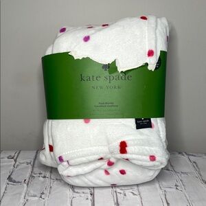 Kate Spade Queen Sized Soft Fleece Blanket